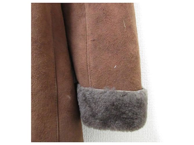 Autre Marque Abrigo de shearling sin nombre oficial Paul Stuart Castaño - vista 15