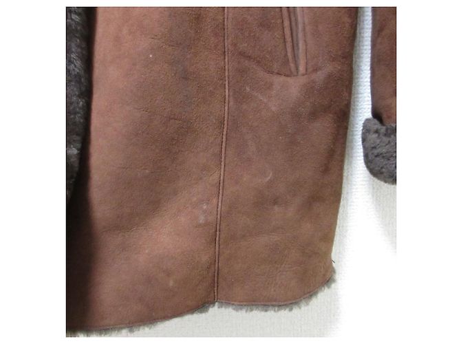 Autre Marque Abrigo de shearling sin nombre oficial Paul Stuart Castaño - vista 16