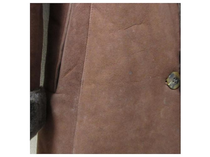 Autre Marque Abrigo de shearling sin nombre oficial Paul Stuart Castaño - vista 17