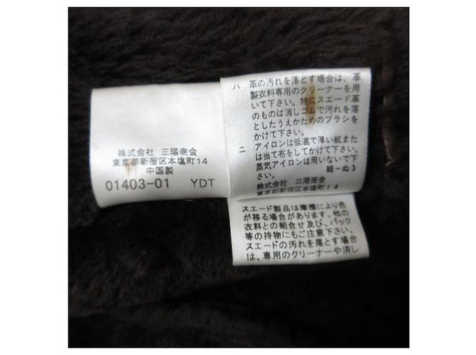 Autre Marque Abrigo de shearling sin nombre oficial Paul Stuart Castaño - vista 8