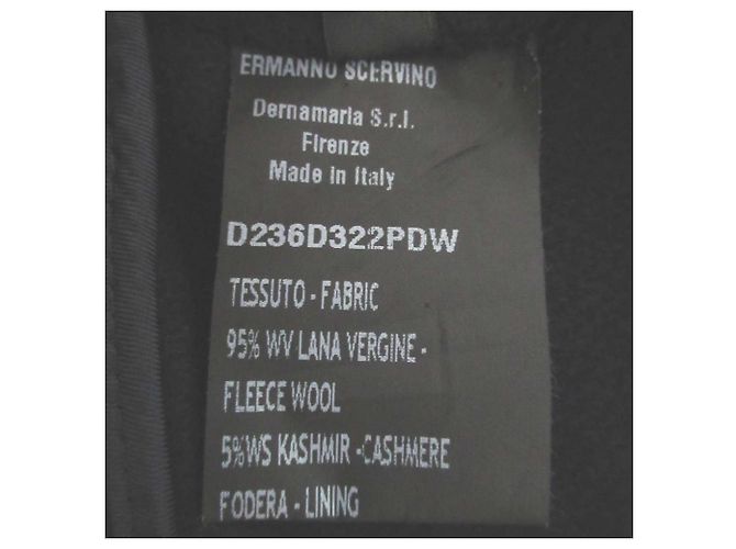 Autre Marque Abrigo largo de piel de conejo Ermanno Scervino Azul Azul marino - vista 10
