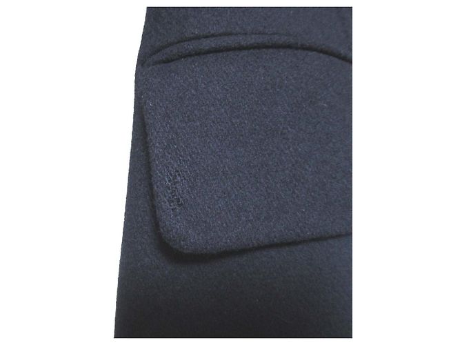 Autre Marque Abrigo largo de piel de conejo Ermanno Scervino Azul Azul marino - vista 6