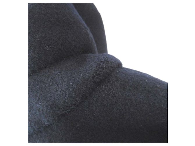 Autre Marque Abrigo largo de piel de conejo Ermanno Scervino Azul Azul marino - vista 7
