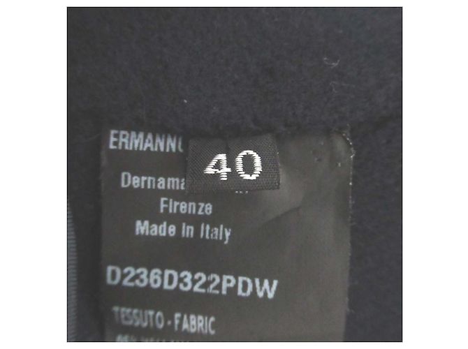 Autre Marque Abrigo largo de piel de conejo Ermanno Scervino Azul Azul marino - vista 9