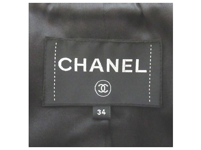 Timeless Abrigo de Mohair y Seda Chanel Castaño Negro - vista 8