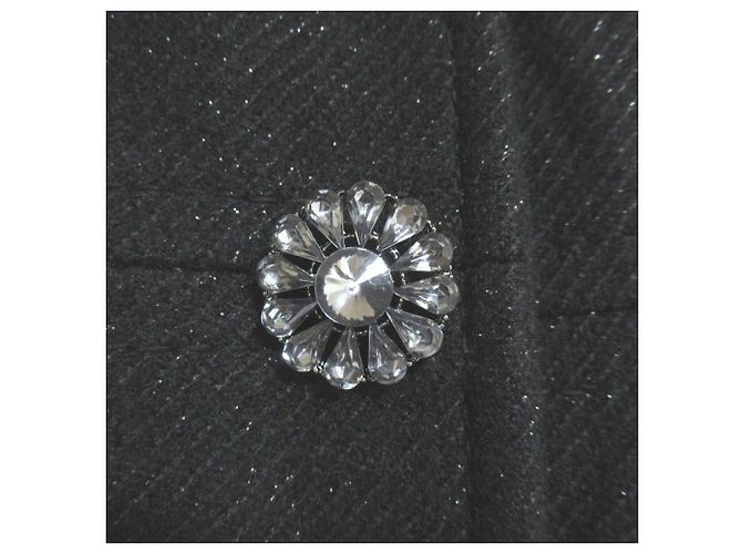Wollmantel Bijou Button von Kate Spade Schwarz - Ansicht 5