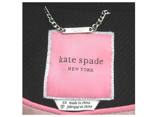 Wollmantel Bijou Button von Kate Spade Schwarz - Ansicht 7