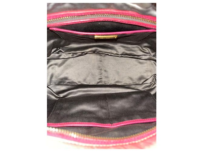 Miu Miu Borsa in pelle arricciata Rosso - vista 11