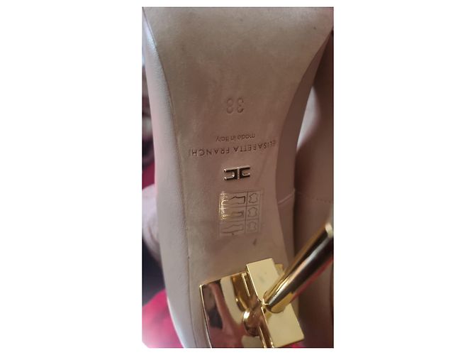 Elisabetta Franchi Décolleté Stiletto Nude Beige - vista 4