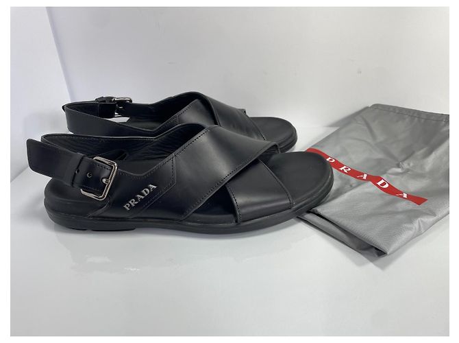 Prada Men Sandals Black - view 2
