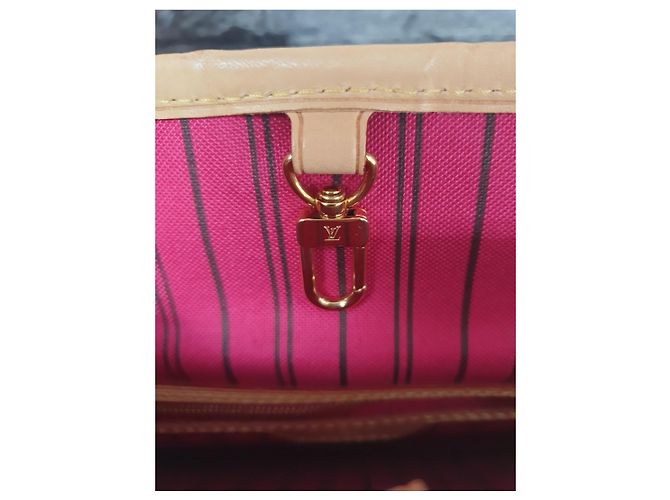 Borsa Louis Vuitton Delightful PM Monogram Pivonie Marrone Rosa - vista 8