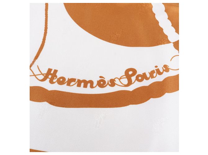 Silk In Hermès Carré 90 Clic Clac Schal Braun - Ansicht 7