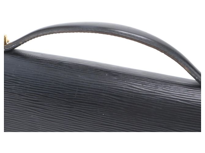 Louis Vuitton Epi Monceau Lederhandtasche Schwarz - Ansicht 2