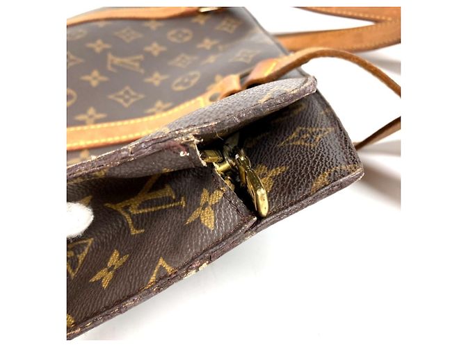 Borsa Tote Babylon Monogram Louis Vuitton Marrone - vista 10