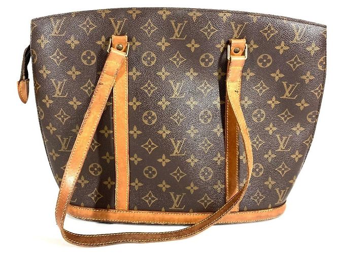Borsa Tote Babylon Monogram Louis Vuitton Marrone - vista 3