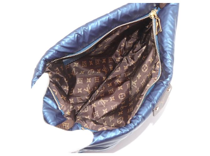 Multi Pochette Pochette Accessori Maxi LV Pillow RFID di Louis Vuitton Argento Blu navy - vista 9