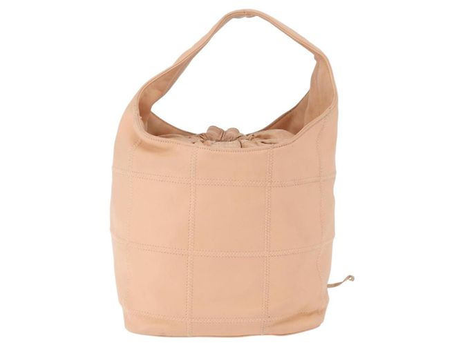Chanel Hobo Piccolo in Pelle Trapuntata con Frange e Cucitura Quadrata Rosa - vista 2