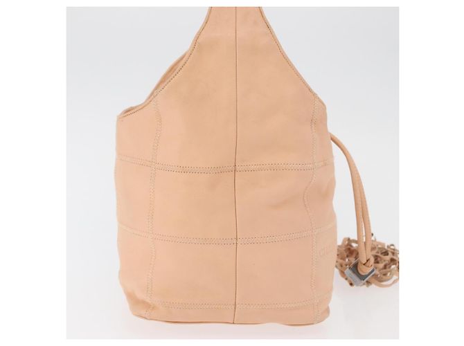 Chanel Hobo Piccolo in Pelle Trapuntata con Frange e Cucitura Quadrata Rosa - vista 4