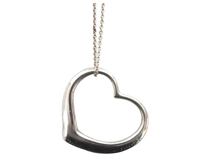 Collana Vintage Open Heart Elsa Peretti di Tiffany & Co. Argento - vista 2