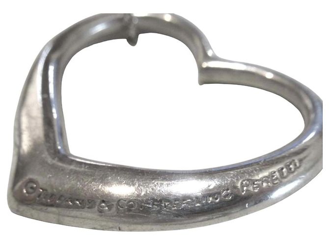 Collana Vintage Open Heart Elsa Peretti di Tiffany & Co. Argento - vista 3