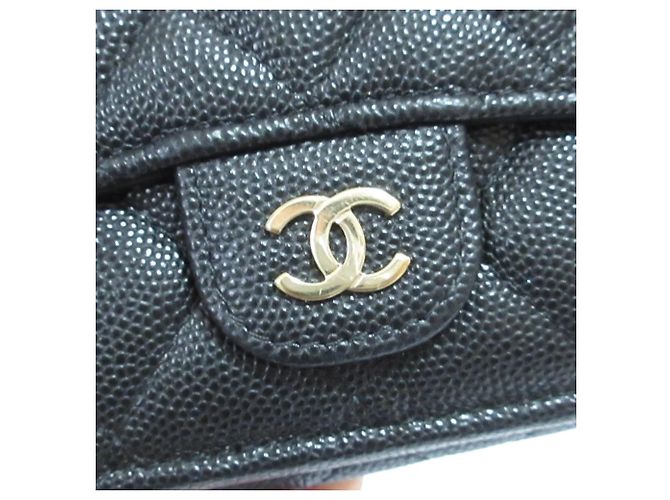 Timeless Cartera clásica pequeña matelassé de caviar Chanel Negro - vista 11
