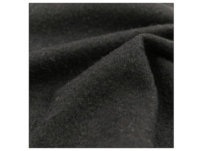 Stola in cashmere nero con frange Hermès - vista 4