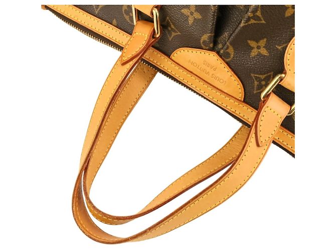 Borsa a Spalla/Tote Monogram Palermo PM Louis Vuitton Marrone - vista 5
