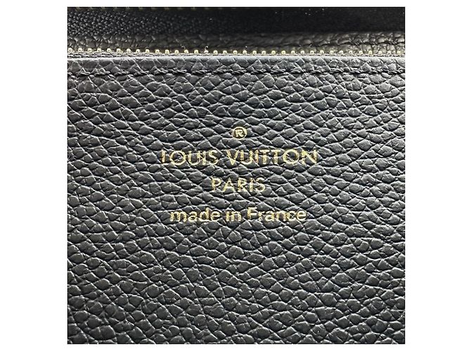 Louis Vuitton Monogram Empreinte Bicolor Zippy Wallet Black Beige - view 10
