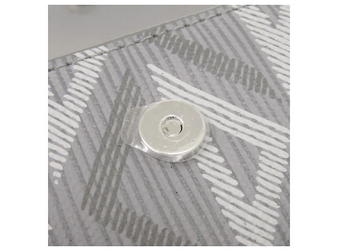 Tarjetero de cuero gris Christian Dior Castaño - vista 7