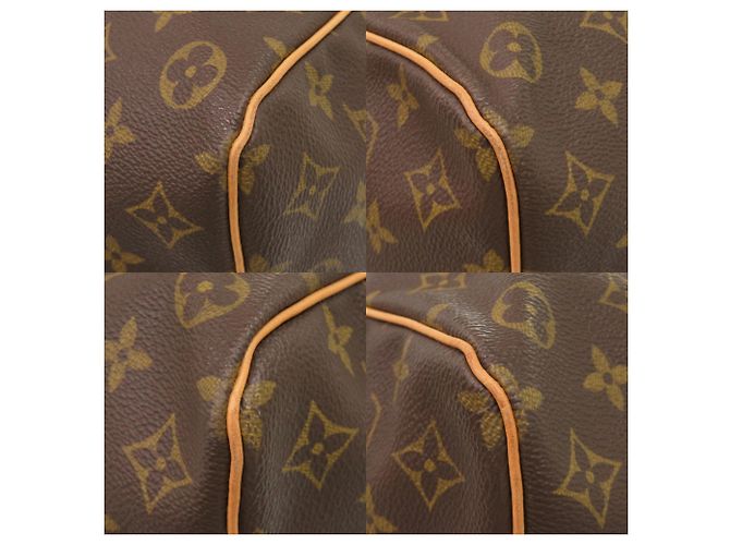 Borsa Boston Keepall 50 Monogram Louis Vuitton Marrone Monogramma - vista 4