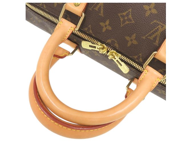 Borsa Boston Keepall 50 Monogram Louis Vuitton Marrone Monogramma - vista 6