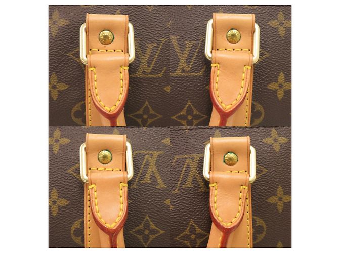 Borsa Boston Keepall 50 Monogram Louis Vuitton Marrone Monogramma - vista 7
