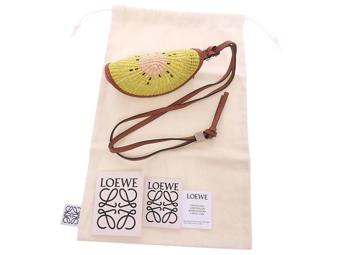 Monedero Kiwi Paula's Ibiza de Loewe Castaño Verde - vista 2
