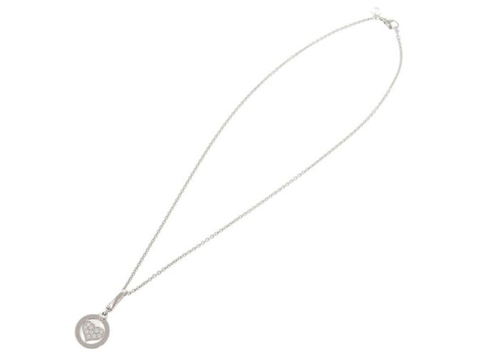 Bulgari Collana Tondo Heart in oro bianco Bvlgari D'oro - vista 3