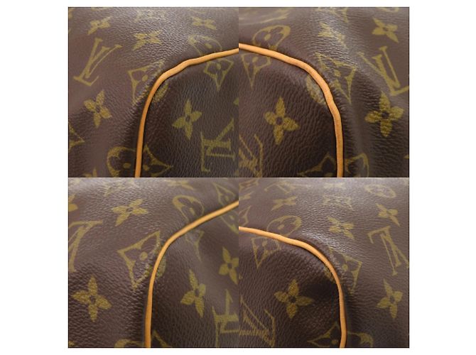 Louis Vuitton Keepall 55 Monogram Boston Bag Brown - view 4