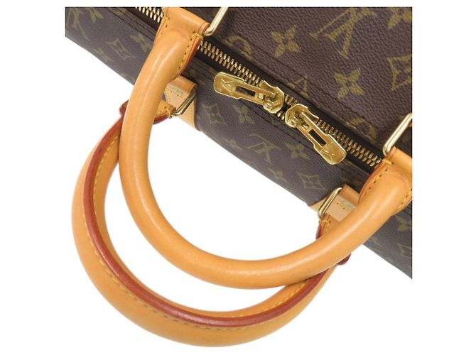 Louis Vuitton Keepall 55 Monogram Boston Bag Brown - view 6