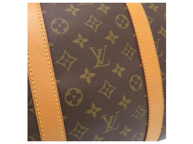 Louis Vuitton Keepall 55 Monogram Boston Bag Brown - view 8