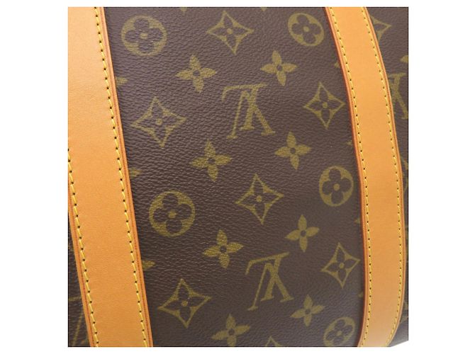 Louis Vuitton Keepall 55 Monogram Boston Bag Brown - view 9