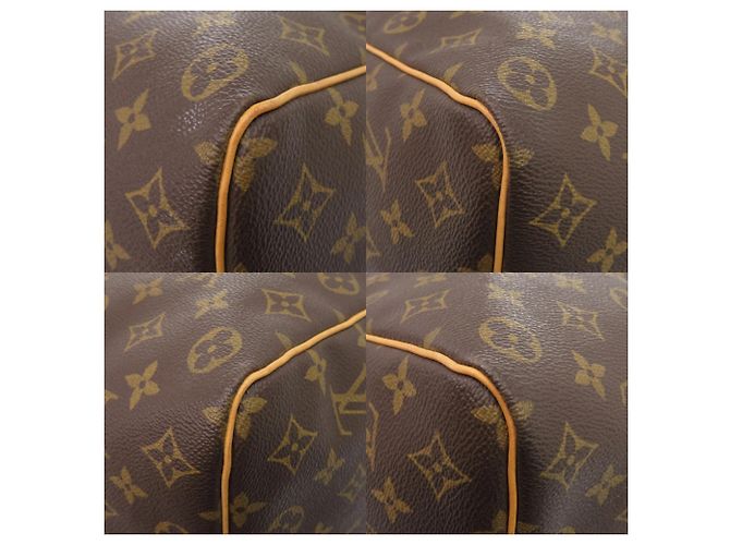 Borsa Boston Keepall 50 Monogram Louis Vuitton Marrone Monogramma - vista 4