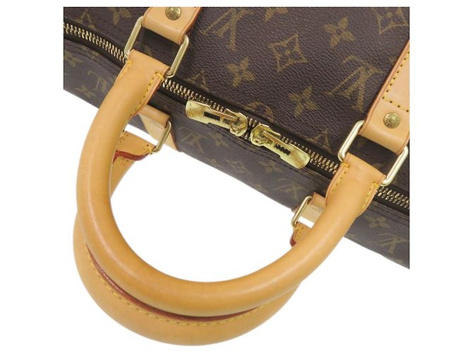 Borsa Boston Keepall 50 Monogram Louis Vuitton Marrone Monogramma - vista 6