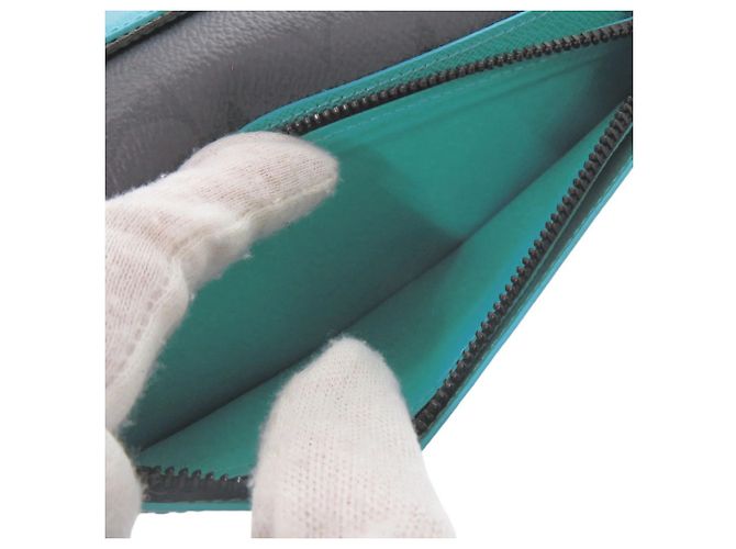 Portafoglio Lungo Brazza NM di Louis Vuitton Marrone Nero Turchese Monogramma - vista 7