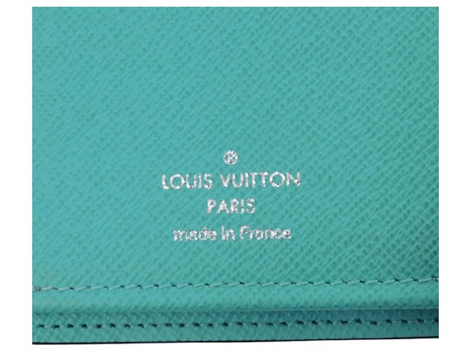 Portafoglio Lungo Brazza NM di Louis Vuitton Marrone Nero Turchese Monogramma - vista 9