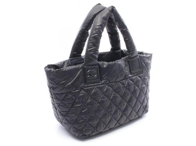 Borsa tote reversibile piccola Coco Cocoon di Chanel Nero Bordò - vista 2