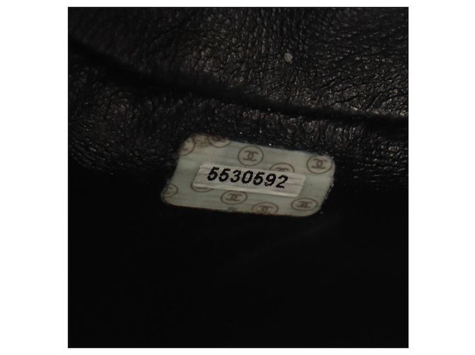Zaino/borsa in pelle nera trapuntata Chanel Nero - vista 5