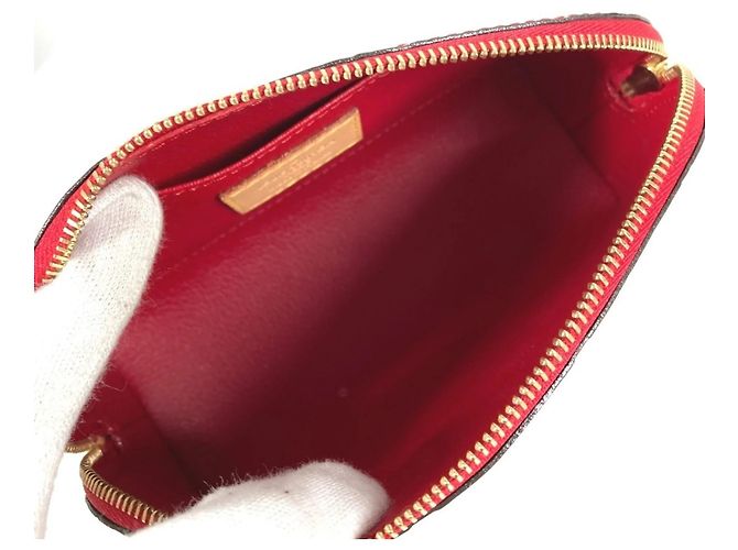 Pochette Cosmetica Monogram Vernis Louis Vuitton Rosso - vista 11