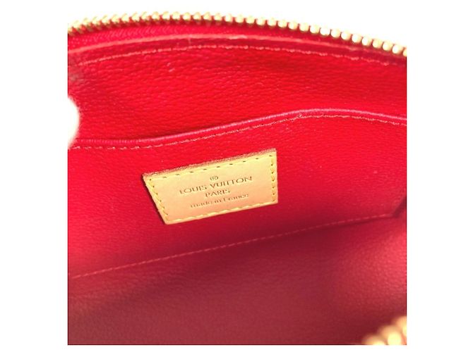 Pochette Cosmetica Monogram Vernis Louis Vuitton Rosso - vista 12