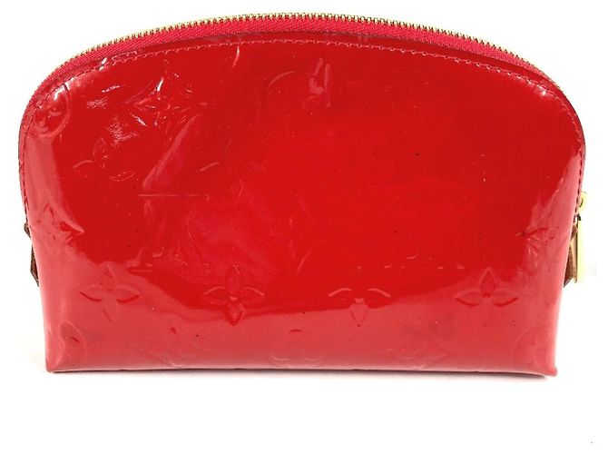 Pochette Cosmetica Monogram Vernis Louis Vuitton Rosso - vista 4