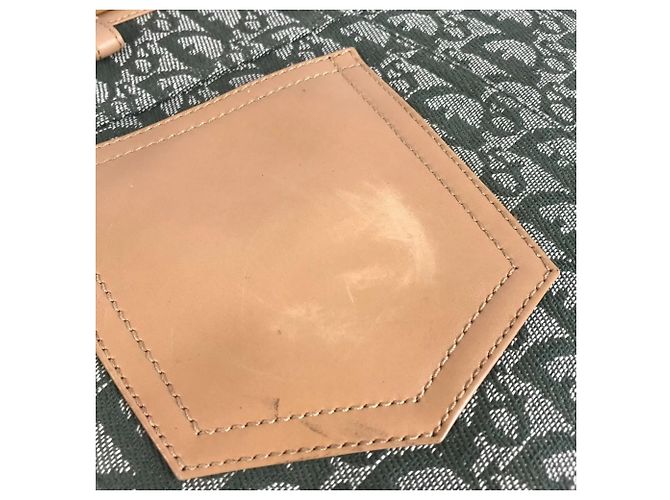 Borsa a spalla Trotter Logo Christian Dior Beige Cachi - vista 10