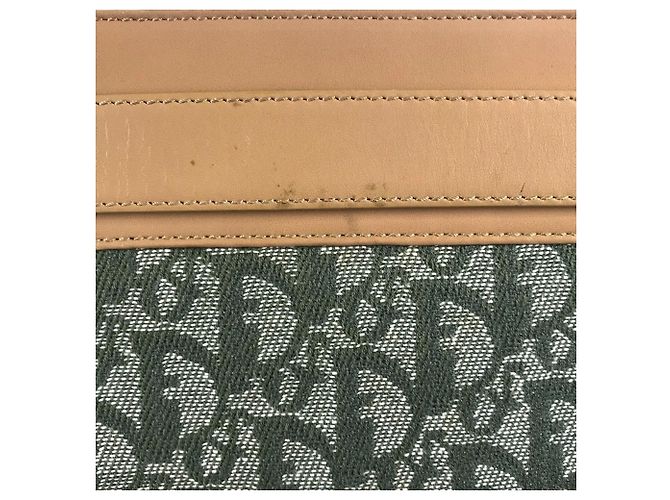 Borsa a spalla Trotter Logo Christian Dior Beige Cachi - vista 11