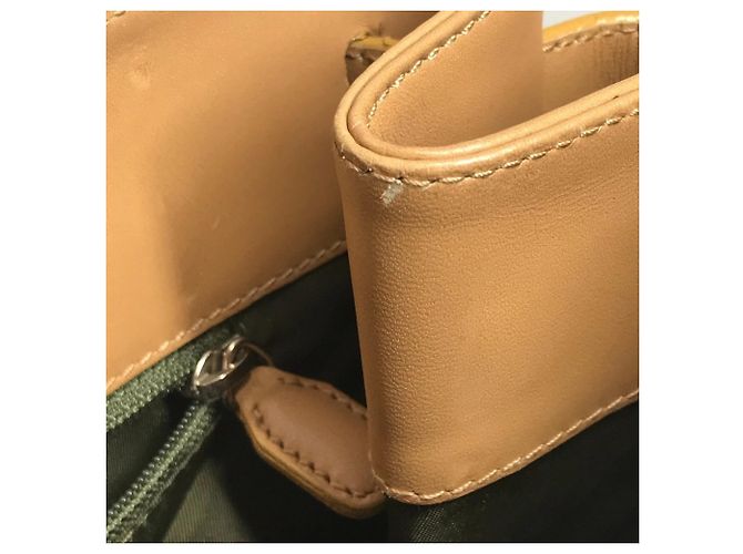 Borsa a spalla Trotter Logo Christian Dior Beige Cachi - vista 16